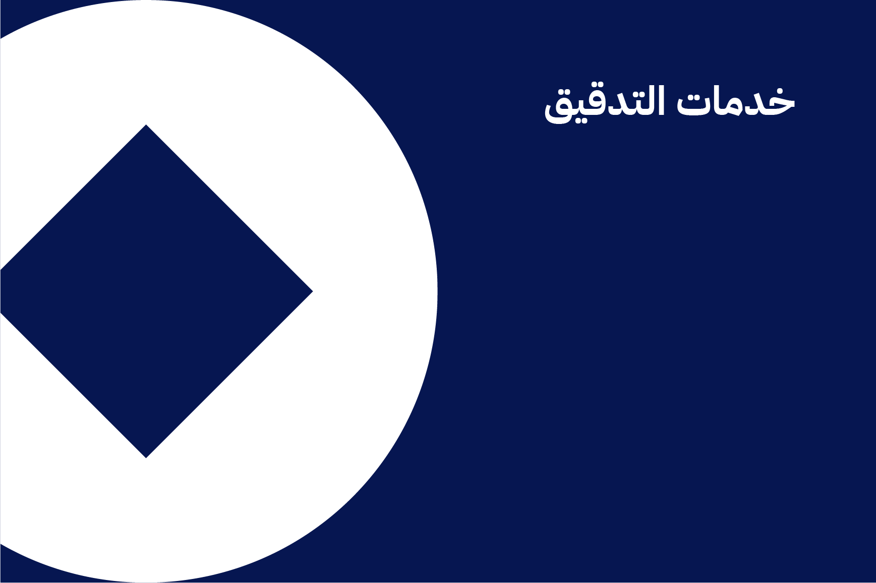 خدمات التدقيق